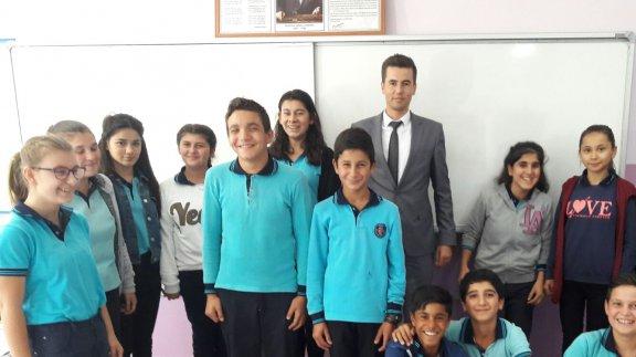 İlçe Milli Eğitim Müdürü Zafer TOPUZ, Atatürk Ortaokulunu Ziyaret Etti.